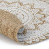 Tapis vidaxl avec imprimé autour de 210 cm de jute tressée