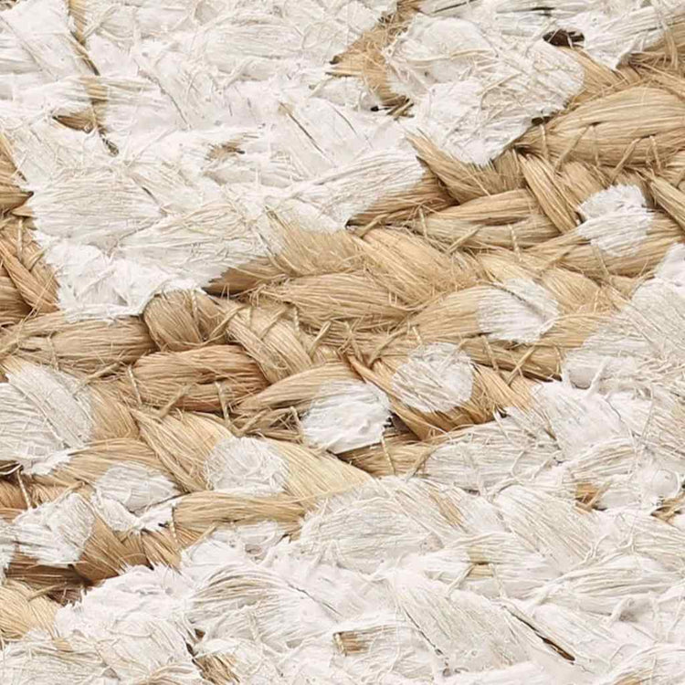 Tapis vidaxl avec imprimé autour de 210 cm de jute tressée