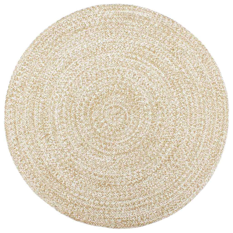 Vidaxl tapis fait à la main 180 cm de jute et brun
