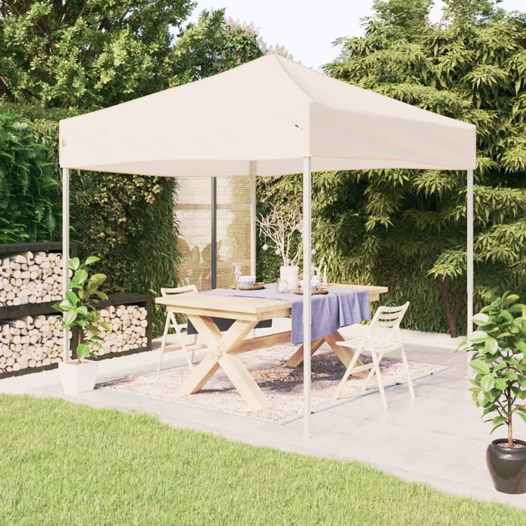 Vidaxl PartyTent pliable 2x2 m crème colored