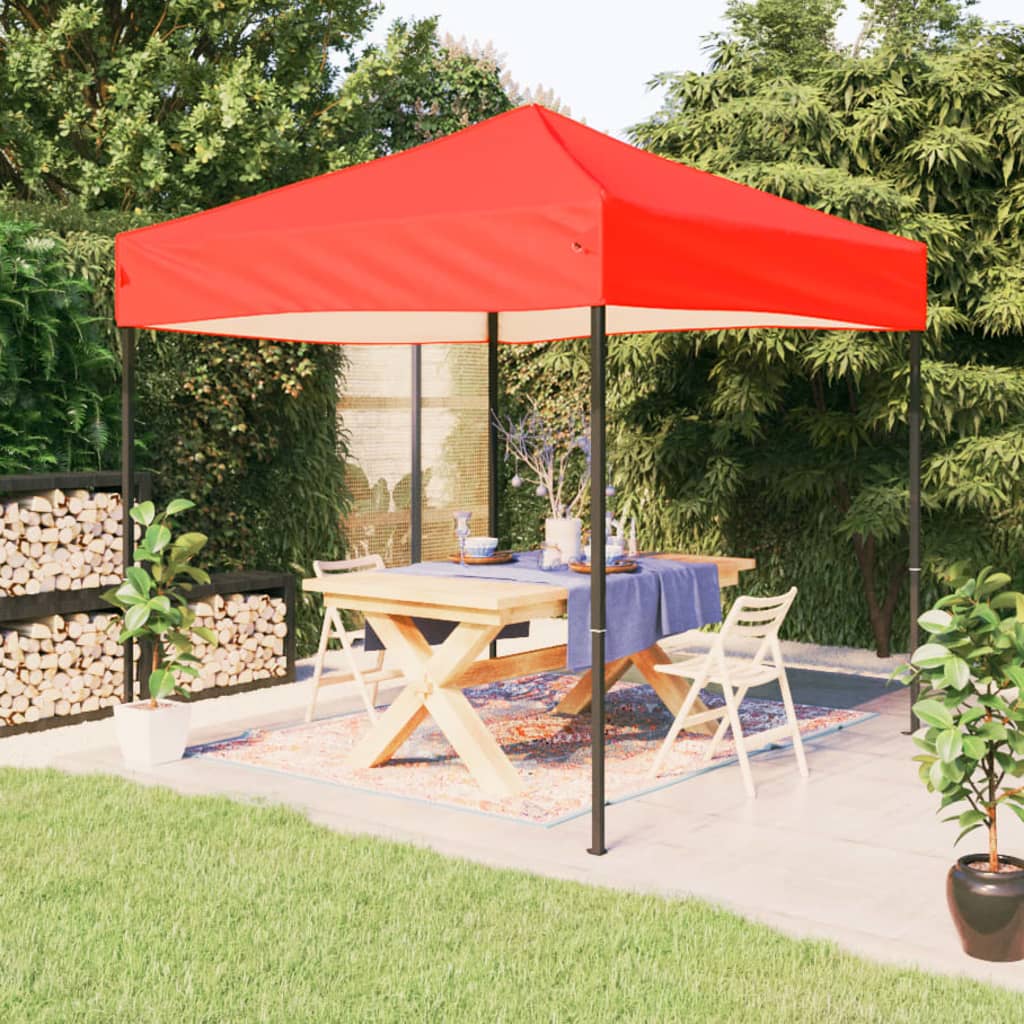 Vidaxl PartyTent pliable 2x2 m rouge