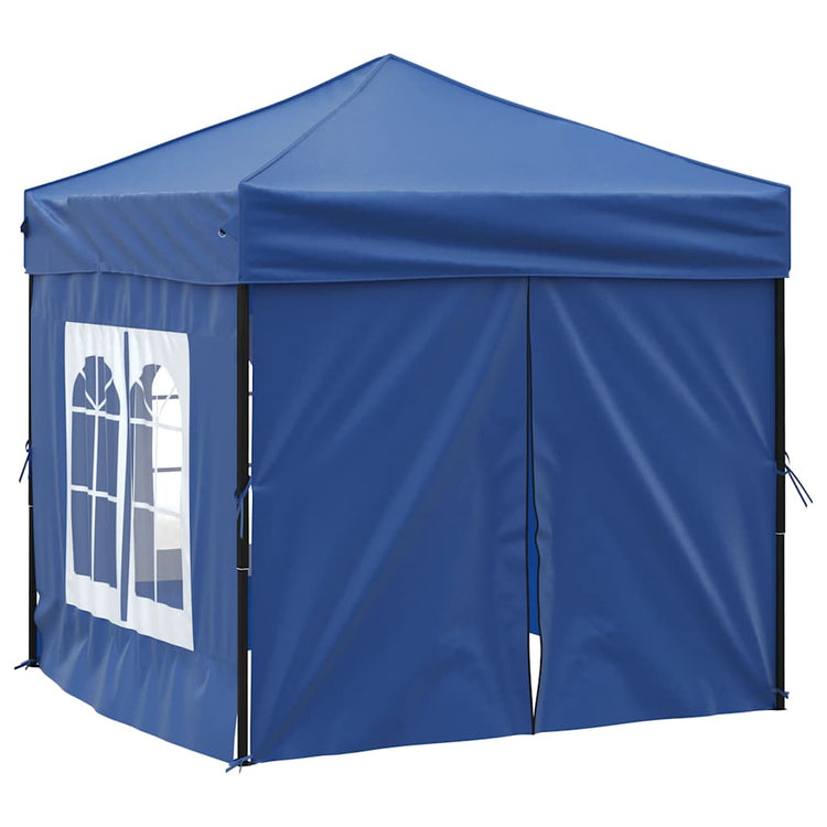 Vidaxl PartyTent pliable avec des parois latérales 2x2 m bleu