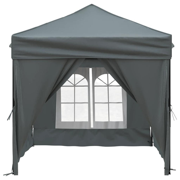 Vidaxl PartyTent pliable avec des parois latérales 2x2 m anthracite -colored