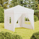 Vidaxl PartyTent pliable avec des parois latérales 2x2 m blanc