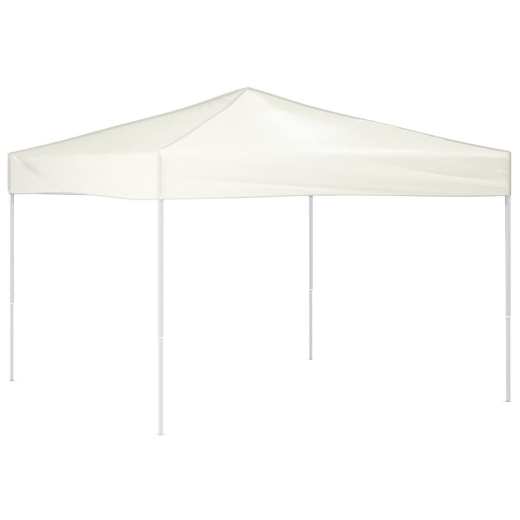 Vidaxl fête pliable 3x3 m crème intelligent