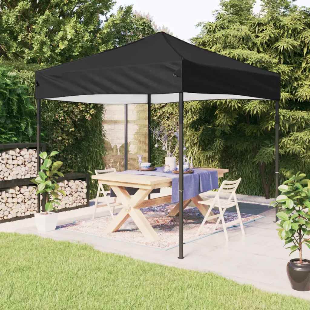 Vidaxl PartyTent pliable 3x3 m noir