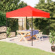 Vidaxl PartyTent pliable 3x3 m rouge