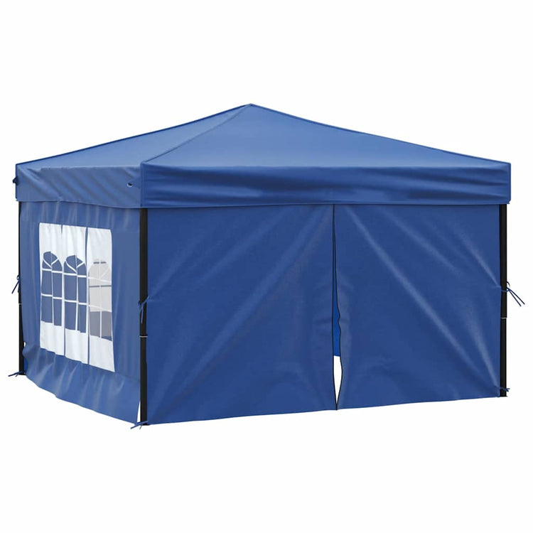Vidaxl PartyTent pliable avec des parois latérales 3x3 m bleu