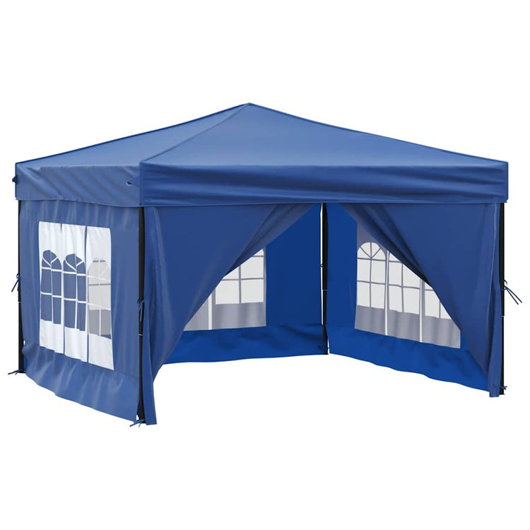 Vidaxl PartyTent pliable avec des parois latérales 3x3 m bleu