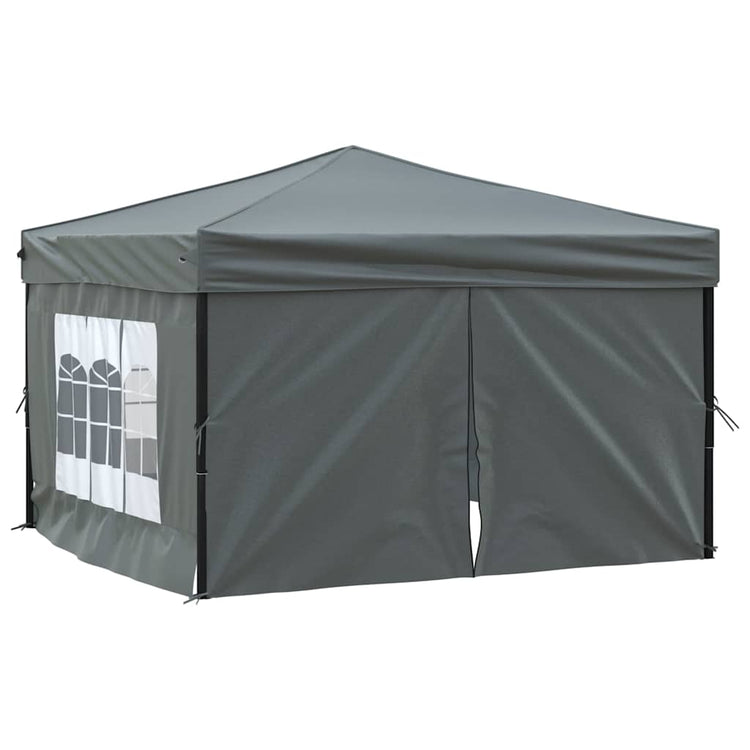 Vidaxl PartyTent pliable avec des parois latérales 3x3 m anthracite -colored