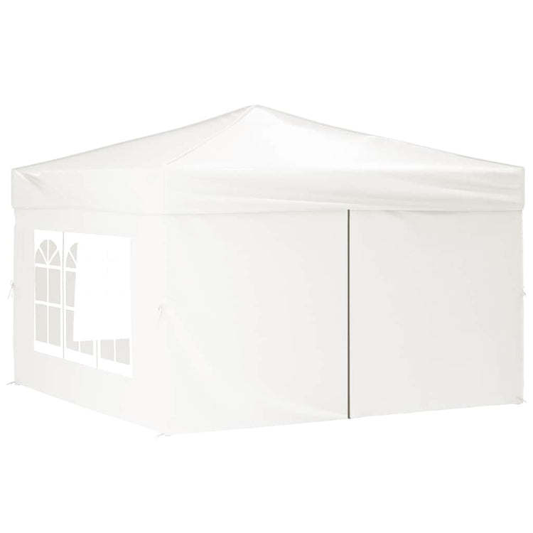 Vidaxl PartyTent pliable avec des parois latérales 3x3 m blanc