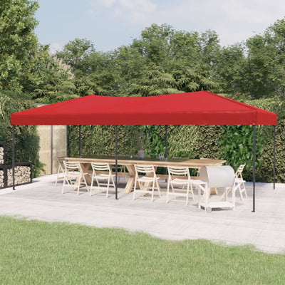 Vidaxl PartyTent pliable 3x6 m rouge