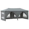 Vidaxl PartyTent pliable avec des parois latérales 3x6 m anthracite -colored