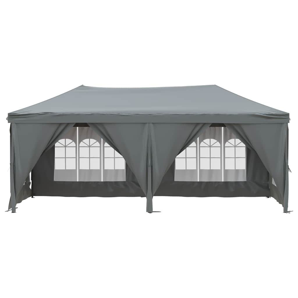 Vidaxl PartyTent pliable avec des parois latérales 3x6 m anthracite -colored
