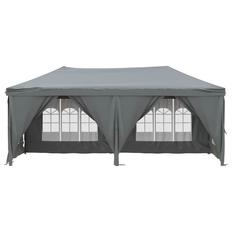 Vidaxl PartyTent pliable avec des parois latérales 3x6 m anthracite -colored