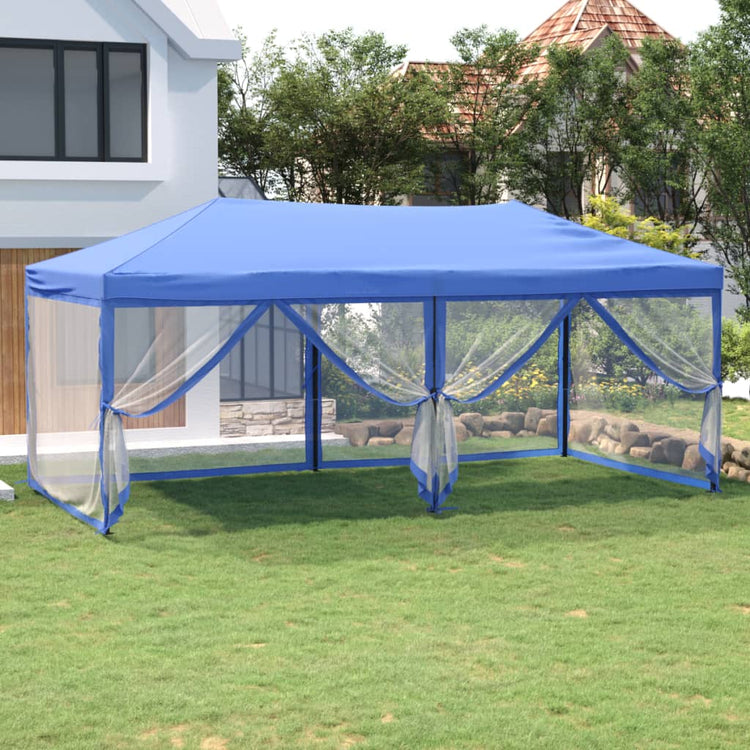 Vidaxx tente de fête pliable avec parois latérales 3x6 m bleu