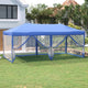 Vidaxx tente de fête pliable avec parois latérales 3x6 m bleu