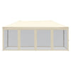 Vidaxx tente de fête pliable avec parois latérales 3x6 m couleur crème