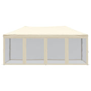 Vidaxx tente de fête pliable avec parois latérales 3x6 m couleur crème - afbeelding 3