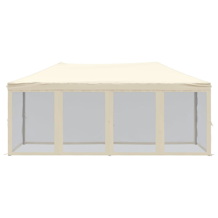 Vidaxx tente de fête pliable avec parois latérales 3x6 m couleur crème