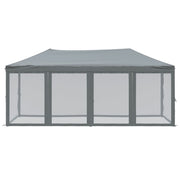 Vidaxl PartyTent pliable avec des parois latérales 3x6 m anthracite -colored - afbeelding 3