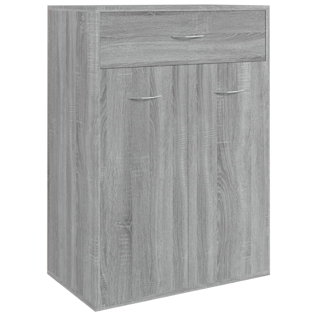 Armoire à chaussures Vidaxl 60x35x84 cm en bois de bois de bois sonoma