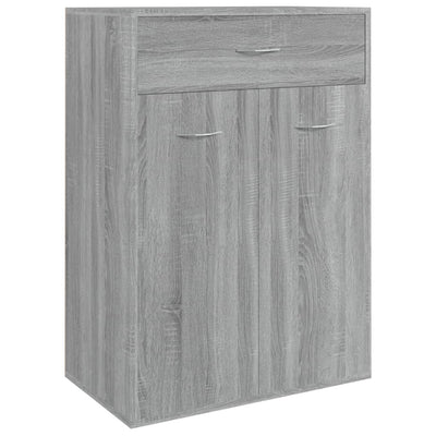 Armoire à chaussures Vidaxl 60x35x84 cm en bois de bois de bois sonoma
