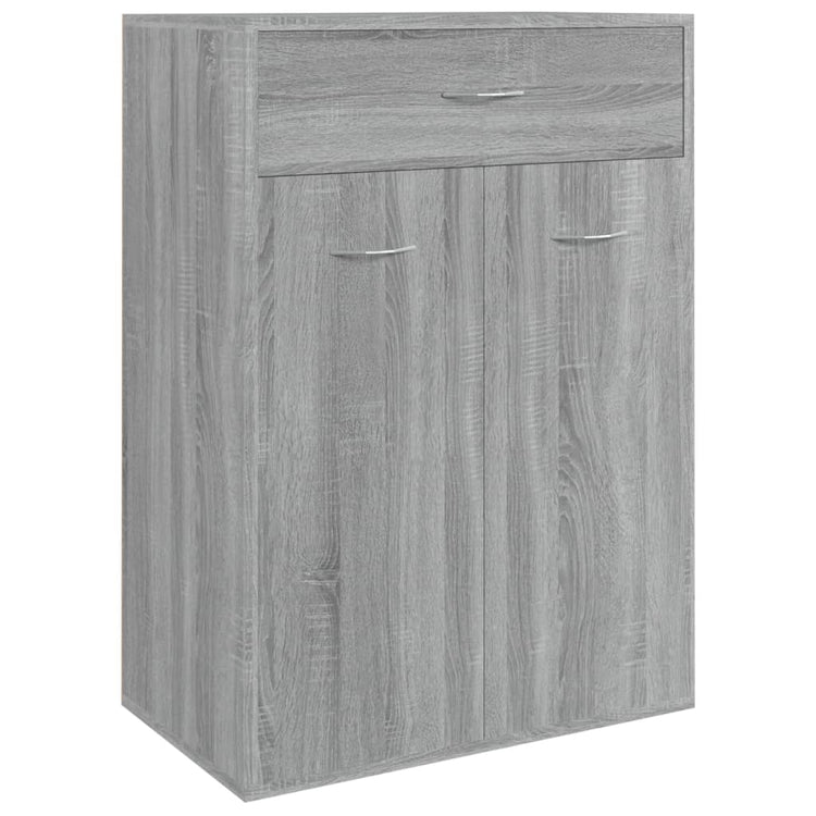 Armoire à chaussures Vidaxl 60x35x84 cm en bois de bois de bois sonoma