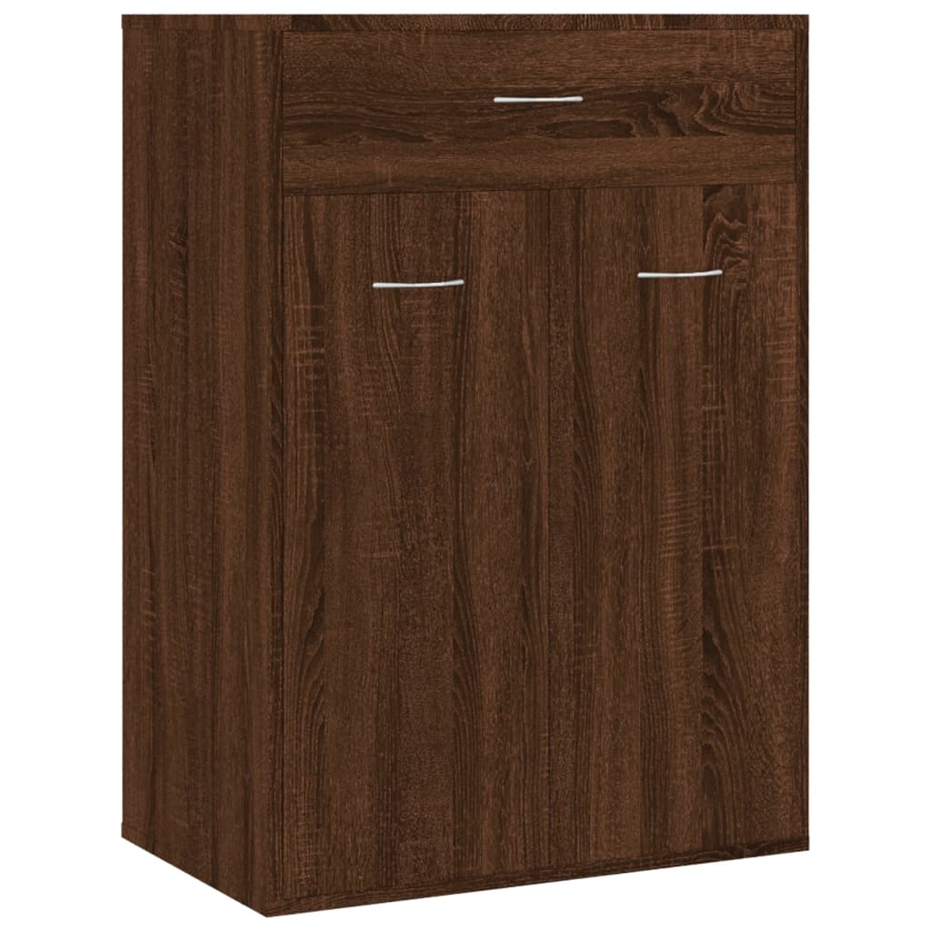Armoire à chaussures Vidaxl 60x35x84 cm Couleur de chêne brun coupé