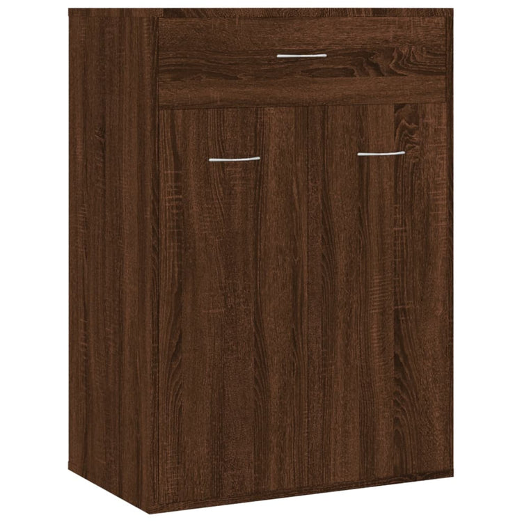 Armoire à chaussures Vidaxl 60x35x84 cm Couleur de chêne brun coupé