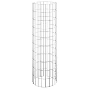 Vidaxl Gabion Planters 3 ST Round Rouled Ø30x100 cm Steel - afbeelding 3