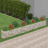 Vidaxl Gabion Planter surélevé 470x50x50 cm de fer galvanisé