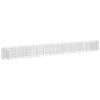 Vidaxl Gabion Planter surélevé 540x50x50 cm de fer galvanisé