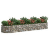 Vidaxl Gabion Planter insenté 400x100x50 cm fer galvanisé