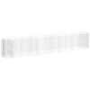 Vidaxl Gabion Planter surélevé 600x100x100 cm de fer galvanisé