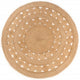 Tapis vidaxl avec conception d'environ 180 cm de jute tressée