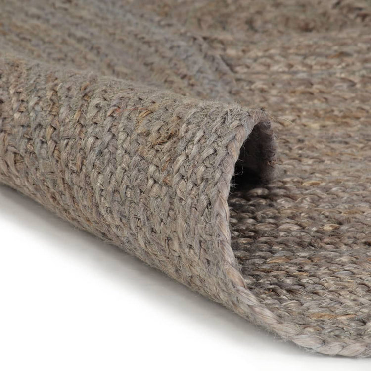 Vidaxl tapis fait à la main autour de 240 cm de jute de jute