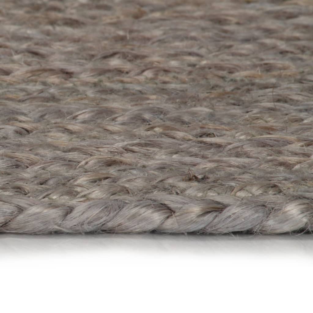Vidaxl tapis fait à la main autour de 240 cm de jute de jute