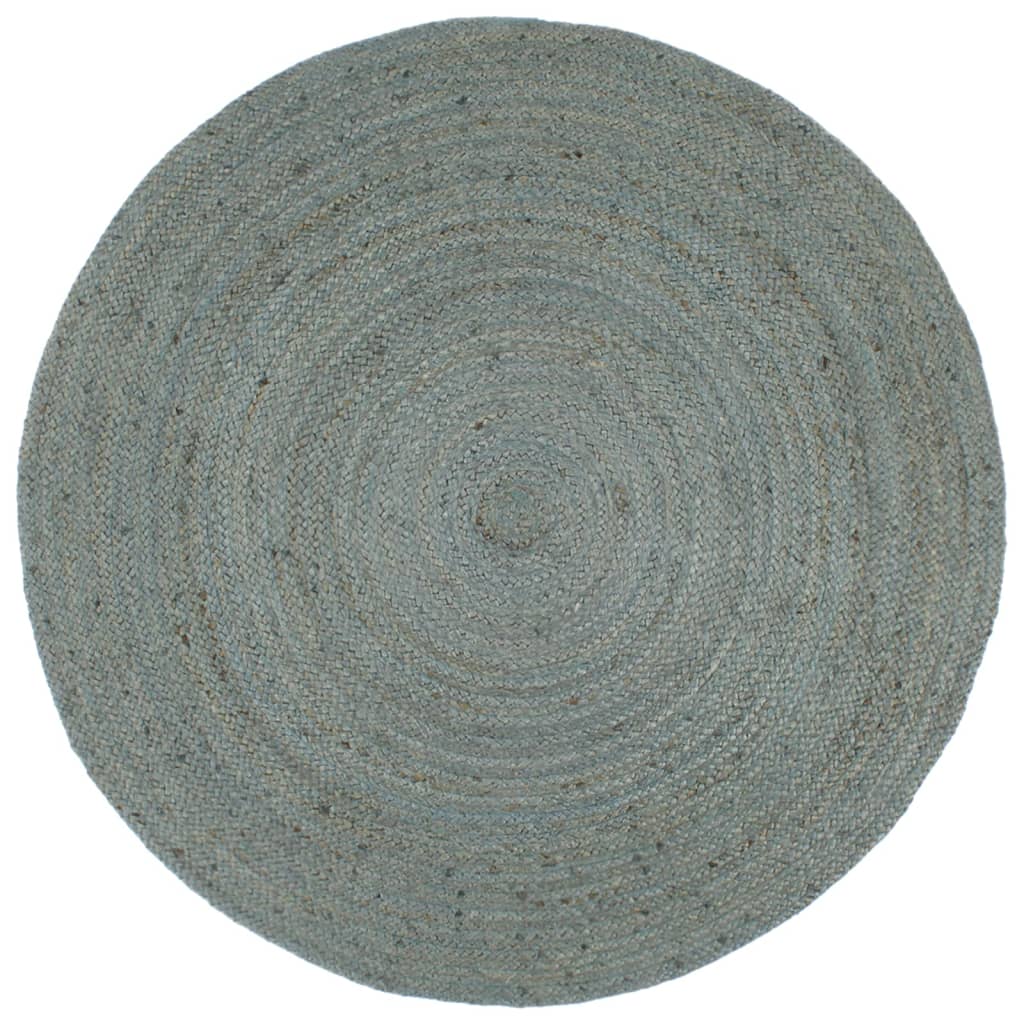 Vidaxl tapis fait à la main vers 180 cm de jute d'olive vert