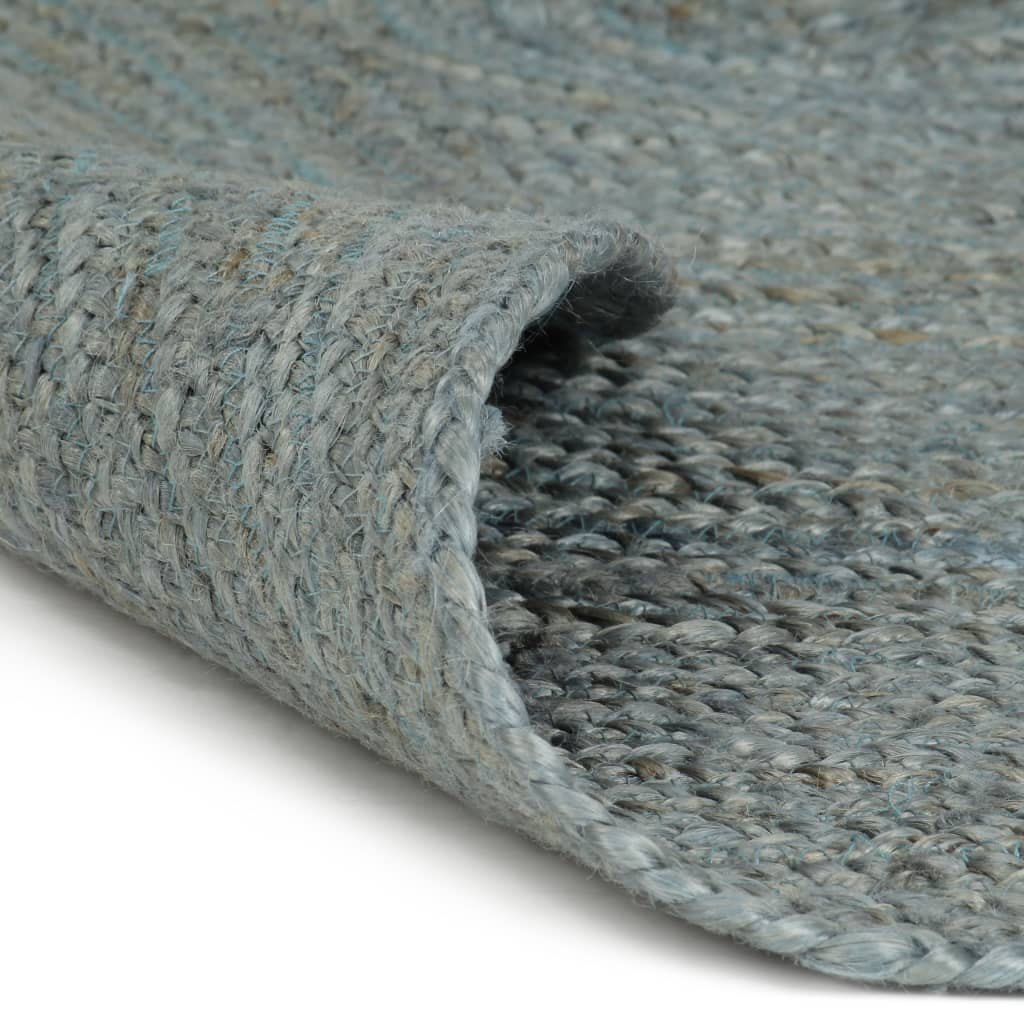 Vidaxl tapis fait à la main vers 180 cm de jute d'olive vert