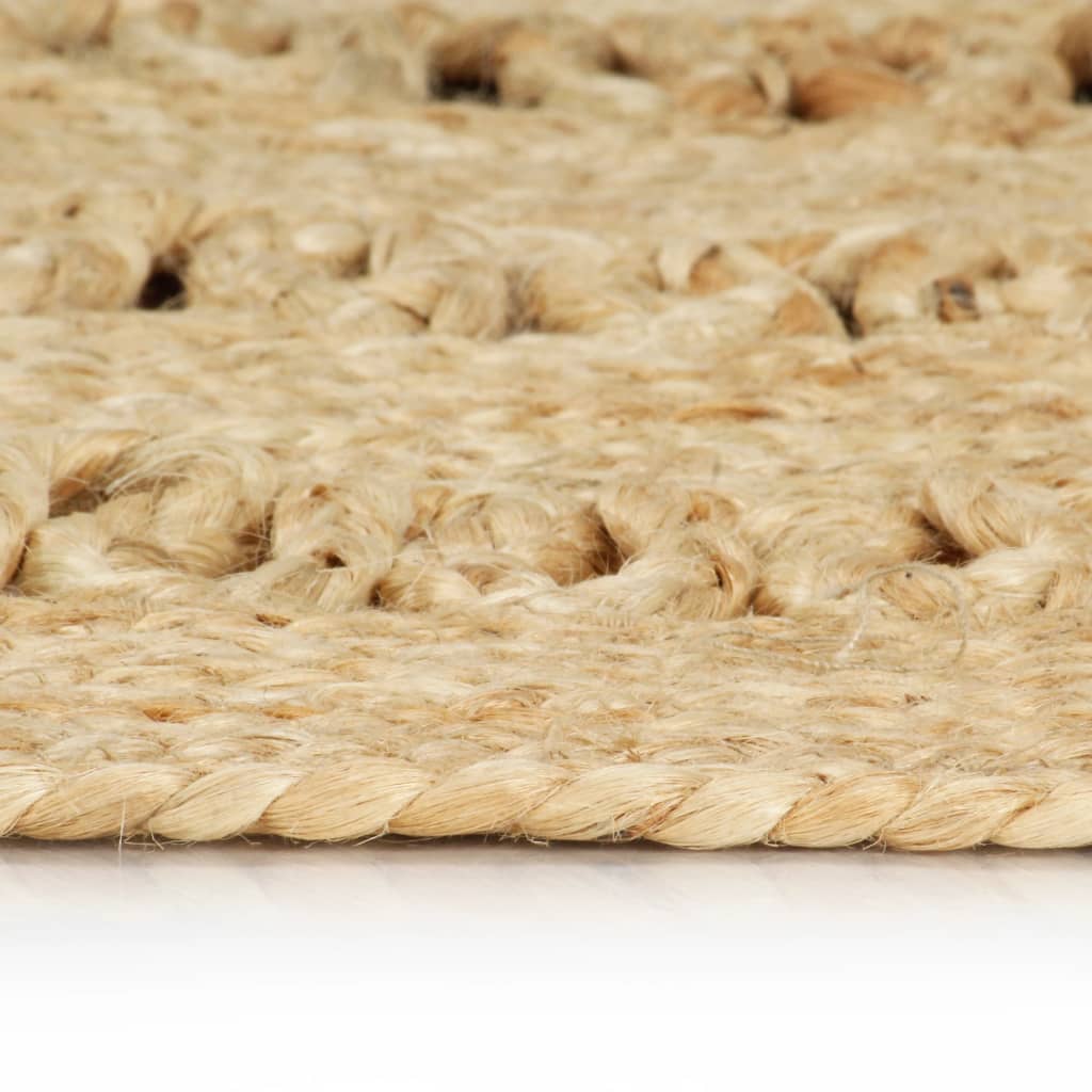 Vidaxl tapis à la main 180 cm Jute tressée
