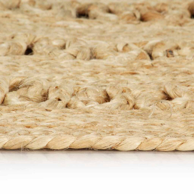 Vidaxl tapis à la main 210 cm Jute tressée