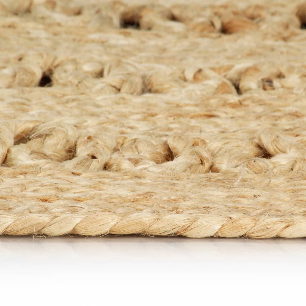 Vidaxl tapis à la main 240 cm Jute tressée