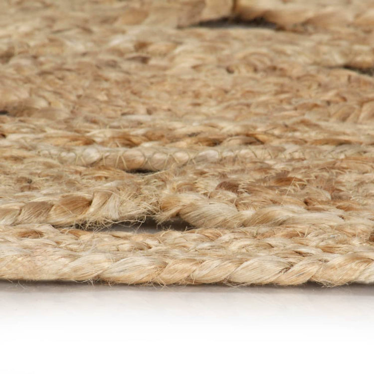 Vidaxl tapis à la main 210 cm Jute tressée