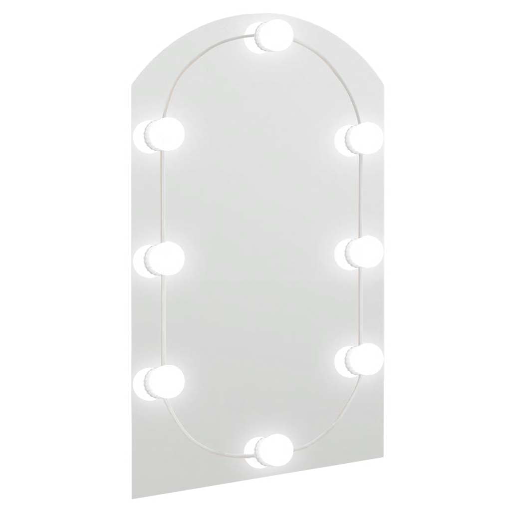 Miroir Vidaxx avec arc d'éclairage LED 60x40 cm verre