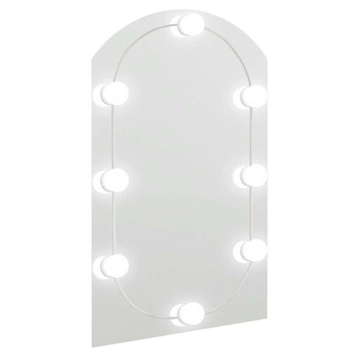 Miroir Vidaxx avec arc d'éclairage LED 60x40 cm verre