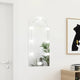 Miroir Vidaxl avec éclairage LED Arc 90x45 cm Verre