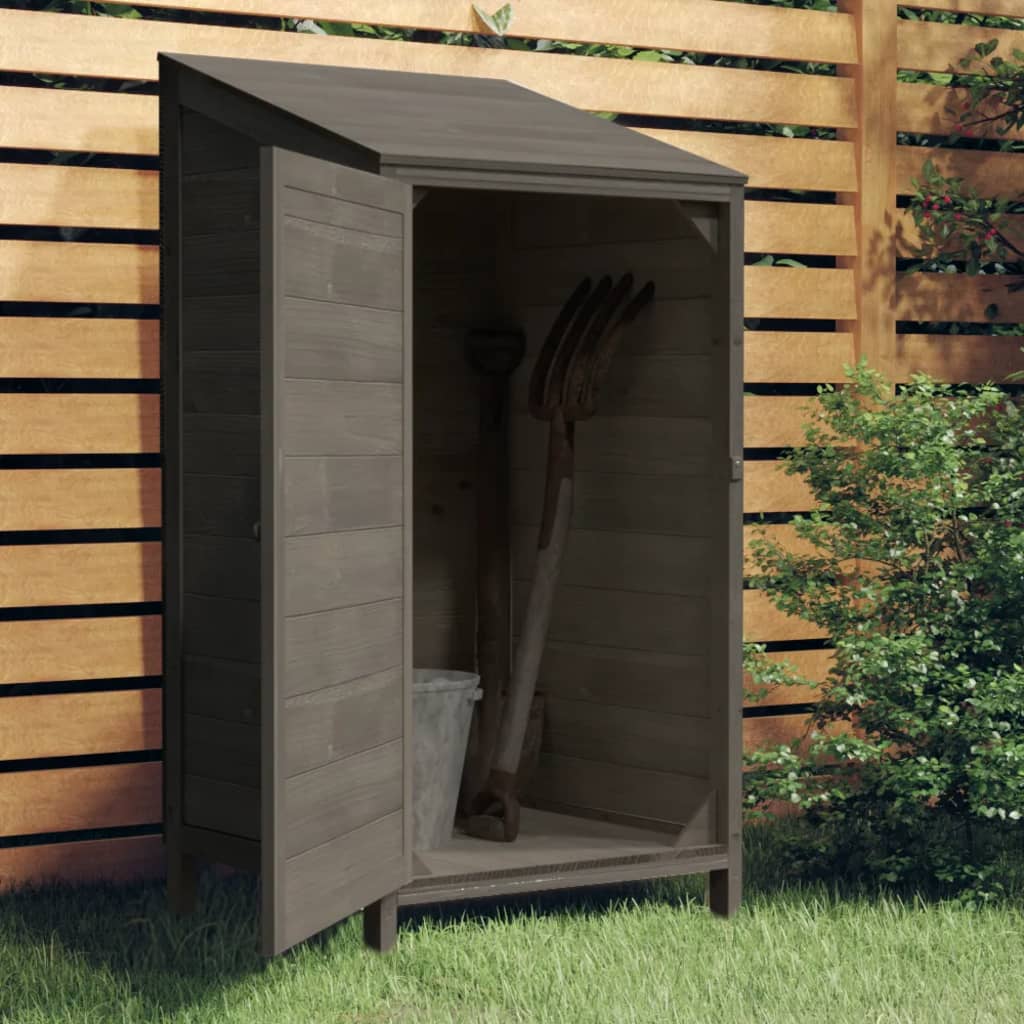 Vidaxl jardin hangar 55x52x112 cm Pine solide-bois-color