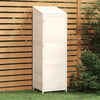 Vidaxl hangar de jardin 55x52x174,5 cm de pin massif blanc