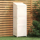 Vidaxl hangar de jardin 55x52x174,5 cm de pin massif blanc